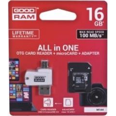 Goodram MicroSD 16GB All in one class 10 UHS I + Card reader