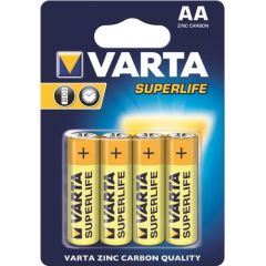 VARTA zinc carbon batteries R6 (AA) 4pcs superlife