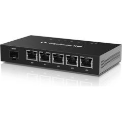 Ubiquiti EdgeRouter ER-X-SFP No Wi-Fi, 10/100/1000 Mbit/s, Ethernet LAN (RJ-45) ports 5, Mesh Support No, MU-MiMO No, No mobile broadband, 1