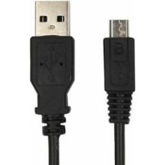 Kabelis Brackton USB Male - MicroUSB Male 3m Black