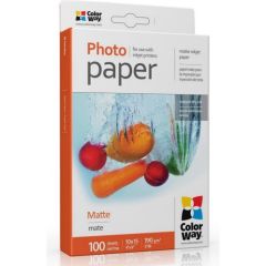 ColorWay Matte Photo Paper, 100 sheets, 10x15, 190 g/m²