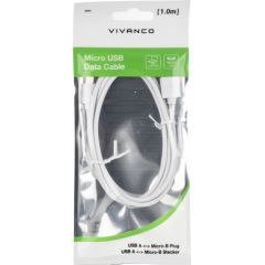 Vivanco кабель microUSB 1 м (39451)