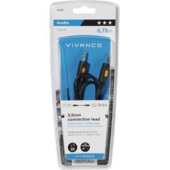 Vivanco cable 3.5mm - 3.5mm 0.75m (46098)