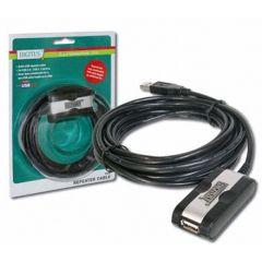 Digitus USB 2.0 Repeater Cable 5m: USB A, USB A