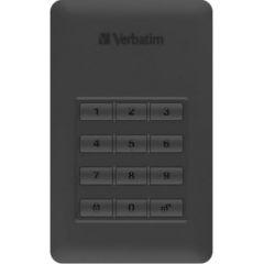 External HDD Verbatim Store & Go G1 2.5inch 2TB USB3.1 Black Secure Portable