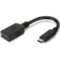 ASSMANN USB 3.0 SuperSpeed OTG Adapter Cable USB C M (plug)/USB A F (jack) 0,15m