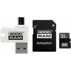 Goodram MicroSDHC 128GB Class 10 UHS I + Card reader + adapter