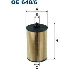 Filtron Eļļas filtrs OE648/6