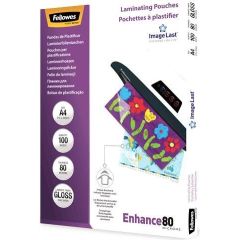 LAMINATOR POUCH IMAGELAST/A4 80 100PCS 5306114 FELLOWES