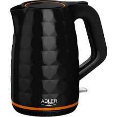 ADLER AD 1277 Black Elektriskā tējkanna 1.7L 2200W