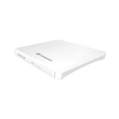 TRANSCEND 8X DVDS-W Ultra-slim Writer USB 2.0 extern White CD-R/RW DVD+/-R DVD+/-RW DVD+/-R DL DVD-RAM