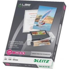 Esselte Laminēšanas kabata LEITZ, A5, 125 mikr, UDT, 100 gab./iepak.