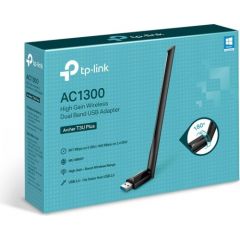 TP-LINK Dual Band USB Adapter Archer T3U Plus 2.4GHz/5GHz, 802.11ac, AC1300, External Antenna, MU-MIMO Technology