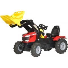 Rolly Toys Traktors ar pedāļiem rollyFarmtrac MF 7726 ar kausu un piepūš. riteņiem 611140  ( 3 - 8 gadiem) Vācija