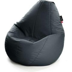 Qubo Comfort 90 Graphite Pop Augstas kvalitātes krēsls Bean Bag