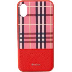 Devia Lattice Силиконовый Чехол для Apple iPhone X / XS Красный