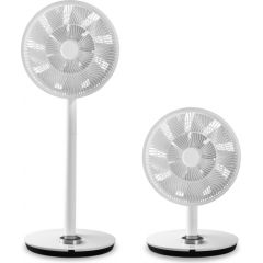 Duux Smart Fan Whisper Flex Stand Fan, Timer, Number of speeds 26, 3-27 W, Oscillation, Diameter 34 cm, White