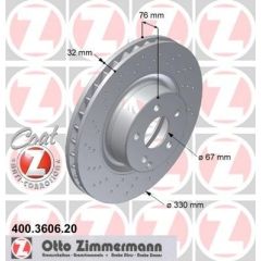 Zimmermann Bremžu disks 400.3606.20