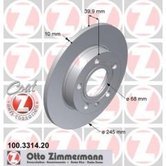 Zimmermann Bremžu disks 100.3314.20