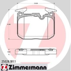 Zimmermann Bremžu kluči 25028.181.1