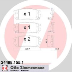 Zimmermann Bremžu kluči 24498.155.1