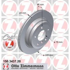 Zimmermann Bremžu disks 150.3437.20