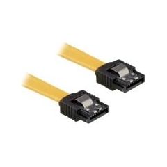 DELOCK Cable SATA 6Gb/s 20cm st/st metal