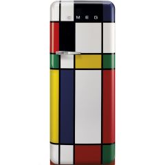 SMEG FAB28RDMC3 ledusskapis, 50's Style, 153cm Multicolor