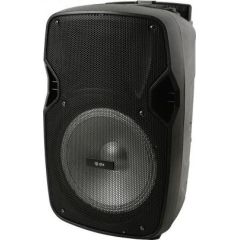 QTX PAL-10 10" RECHARGEABLE PORTABLE PA SYSTEM, USB/SD/FM/BT + VHF MIC + LED PAL-10