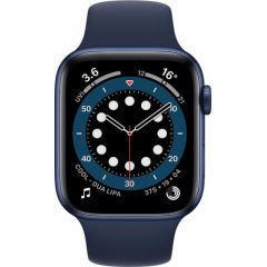 Apple Watch 6 GPS + Cellular 44mm Sport Band, blue/deep navy (M09A3EL/A)