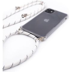 Evelatus Apple iPhone 7/8 Case with rope White Stripes Transparent