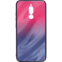 Evelatus Xiaomi Redmi 8 Water Ripple Gradient Color Anti-Explosion Tempered Glass Case Gradient Pink-Purple