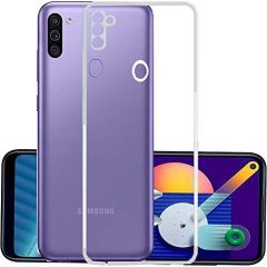 Fusion Ultra Back Case 1 mm Izturīgs Silikona Aizsargapvalks Samsung M115 Galaxy M11 Caurspīdīgs