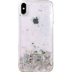 Fusion Glue Glitter Back Case Силиконовый чехол для Apple iPhone 12 Pro Max Прозрачный