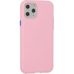 Fusion Solid Case Silikona Aizsargapvalks Priekš Apple iPhone 11 Pro Rozā