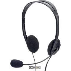 ednet Multimedia Stereo Headset w. Microphone 1,8m