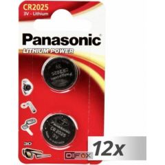 12x2 Panasonic CR 2025 Lithium Power VPE Inner Box