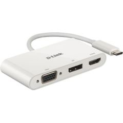 D-LINK USB-C 3-port video adapter HDMI