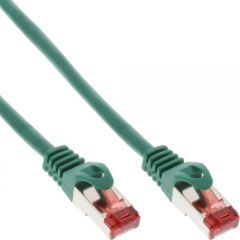 InLine Patchcord S/FTP, PiMF, Cat.6, PVC, zielony 7.5m (76407G)