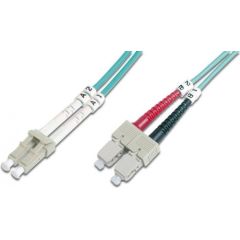 Digitus Patchcord światłowodowy, OM4, LC-SC, 3m (DK-2532-03-4)