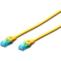 Digitus Patch cord U/UTP kat.5e PVC 1m żółty (DK-1512-010/Y)