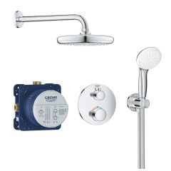 Grohe iebūvējamais dušas termostata komplekts Perfect Tempesta 210 hroms