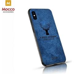Mocco Deer Case Силиконовый чехол для Apple iPhone XS / X Синий (EU Blister)