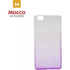 Mocco Gradient Back Case Silikona Apvalks Ar Krāsu Gradientu Priekš Samsung J330 Galaxy J3 (2017) Caurspīdīgs - Lillā