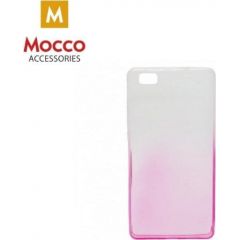 Mocco Gradient Back Case Silikona Apvalks Ar Krāsu Gradientu Priekš Samsung J330 Galaxy J3 (2017) Caurspīdīgs - Rozā