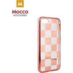 Mocco ElectroPlate Chess Силиконовый чехол для Samsung J330 Galaxy J3 (2017) Розовый