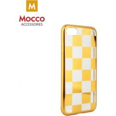 Mocco ElectroPlate Chess Aizmugurējais Silikona Apvalks Priekš Samsung G950 Galaxy S8 Zeltains