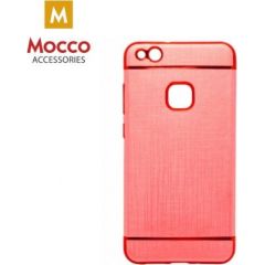 Mocco Exclusive Crown Силиконовый чехол с золотыми рамками для Apple iPhone 6 / 6S Красный