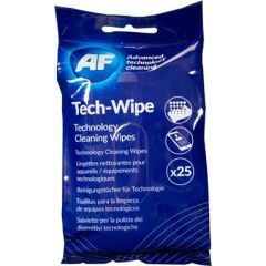 Tech Wipes - Cleaning wipes for technology devices 25psc AF