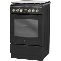 INDESIT IS5G8CHB/PO Gāzes plīts Black 50cm